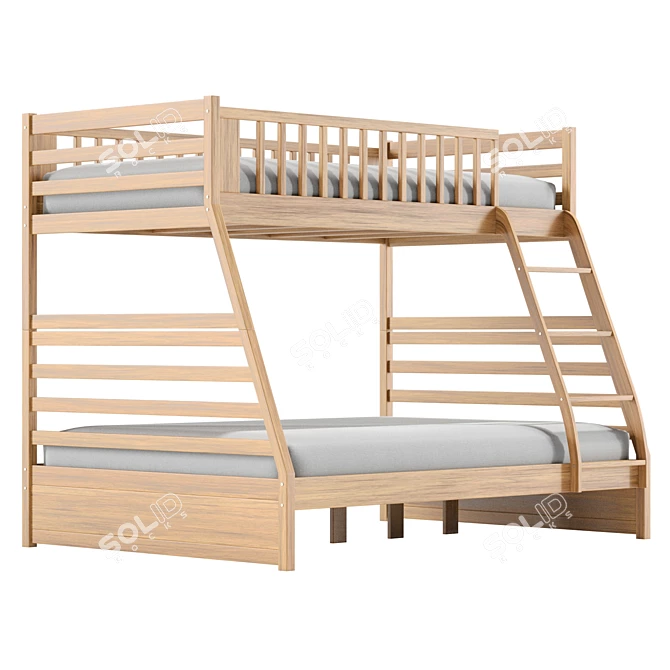 Benigni Bunk Bed, Large-scale 3D Model 3D model image 4