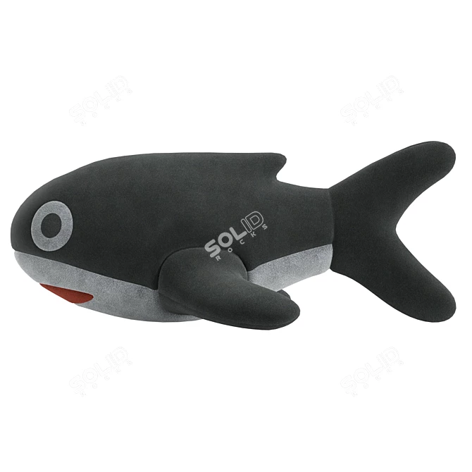 Baby Shark Soft Toy Mini 3D model image 2