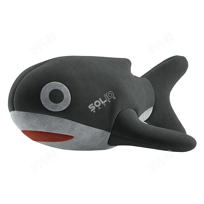 Baby Shark Soft Toy Mini 3D model image 4