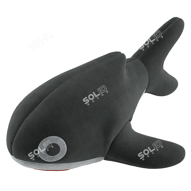 Baby Shark Soft Toy Mini 3D model image 5