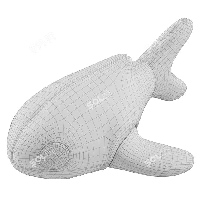 Baby Shark Soft Toy Mini 3D model image 6