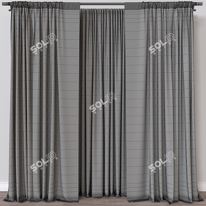  Window Treatment 3D Model 3D model image 4