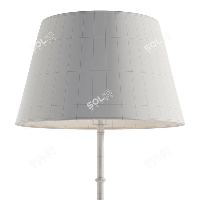 Sleek Yves Floor Lamp 3D model image 4