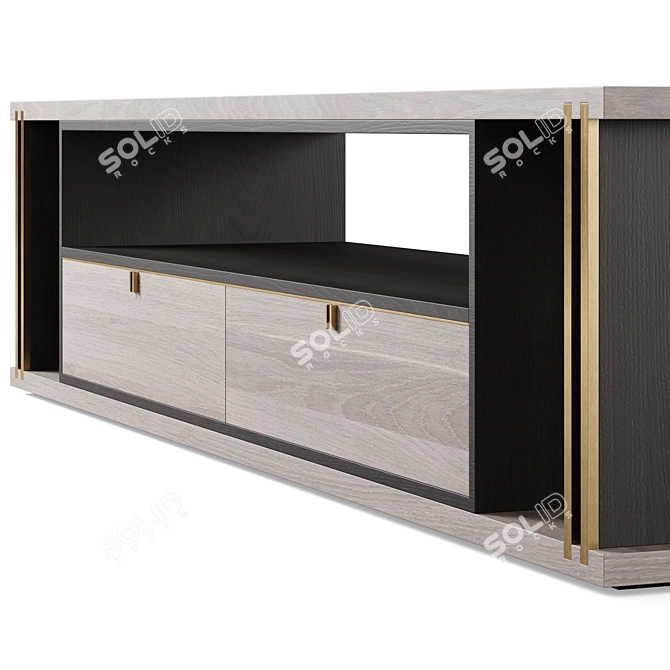 Elegant TV Unit by Frato 3D model image 2