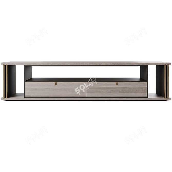 Elegant TV Unit by Frato 3D model image 3