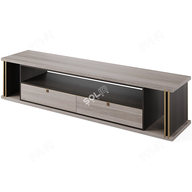 Elegant TV Unit by Frato 3D model image 4