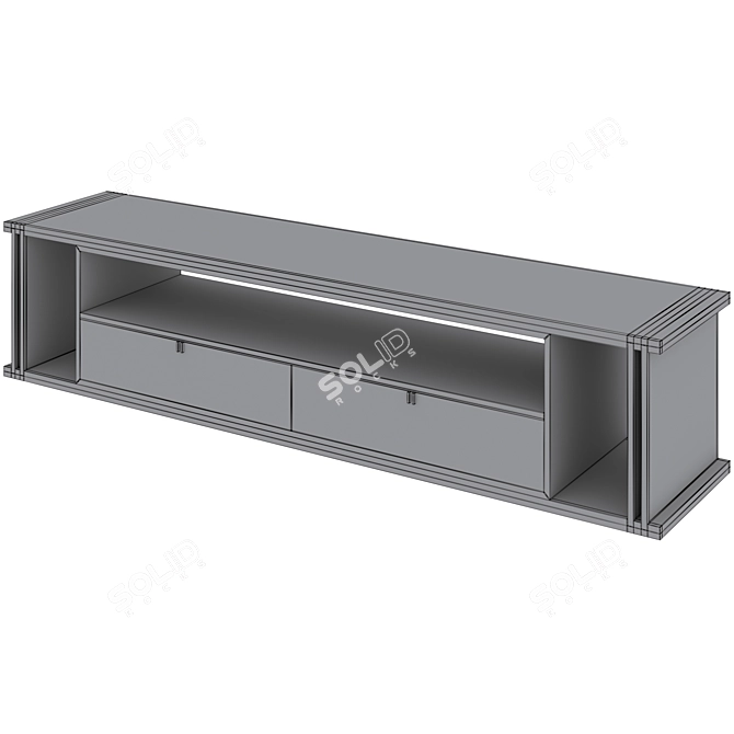 Elegant TV Unit by Frato 3D model image 5