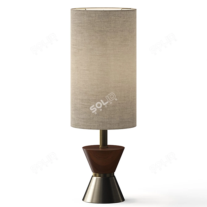 Elegant Carmen Table Lamp Design 3D model image 1