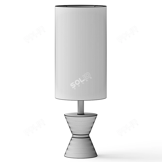 Elegant Carmen Table Lamp Design 3D model image 2