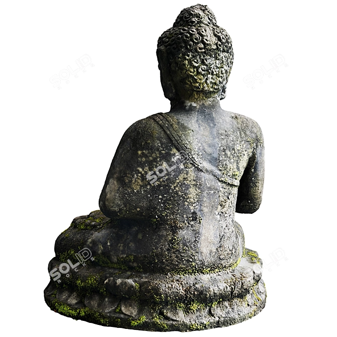 Buddha Statue 3D Model 2016 3D model image 3