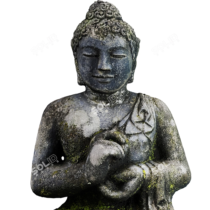 Buddha Statue 3D Model 2016 3D model image 4