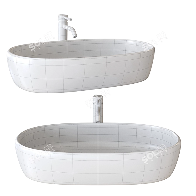 SALINI LUCE SINK + Dornbracht META Set 3D model image 3