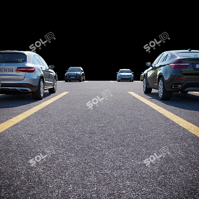 Asphalt Material 03 - Seamless UV Textures 3D model image 4