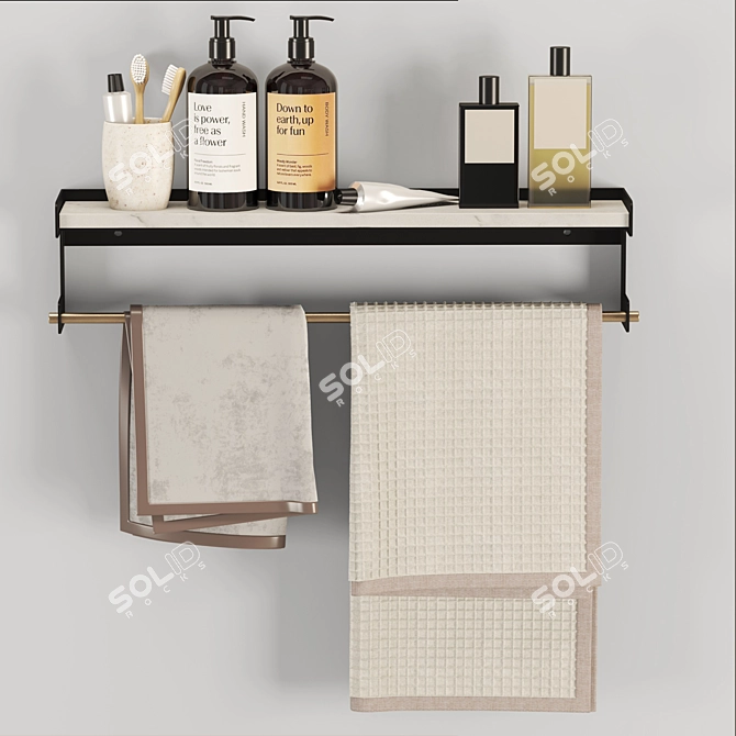 Bathroom Vanity Set 3D Max 3D model image 4