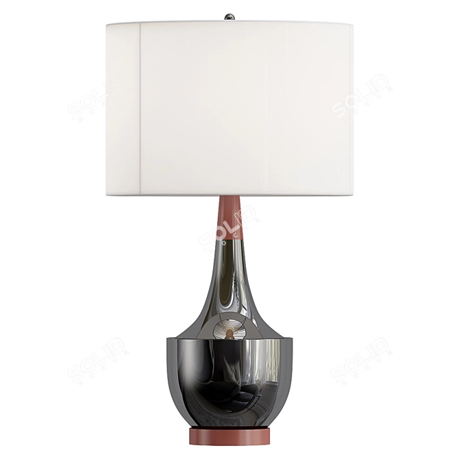 Sleek Bentz Table Lamp 3D model image 1