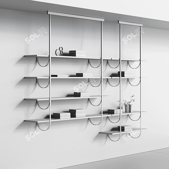 De Castelli Talea Metal Bookcase 3D model image 2
