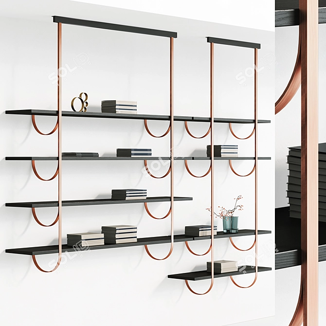 De Castelli Talea Metal Bookcase 3D model image 4