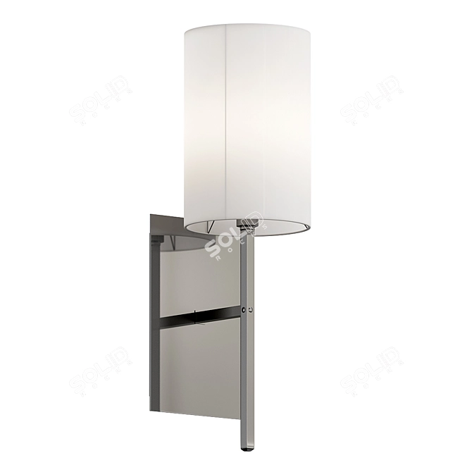 Sleek Modern Sconce Light 3D model image 1