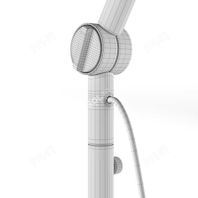 Nymane Modern Reading Floor Lamp 3D model image 3
