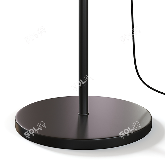 Nymane Modern Reading Floor Lamp 3D model image 4