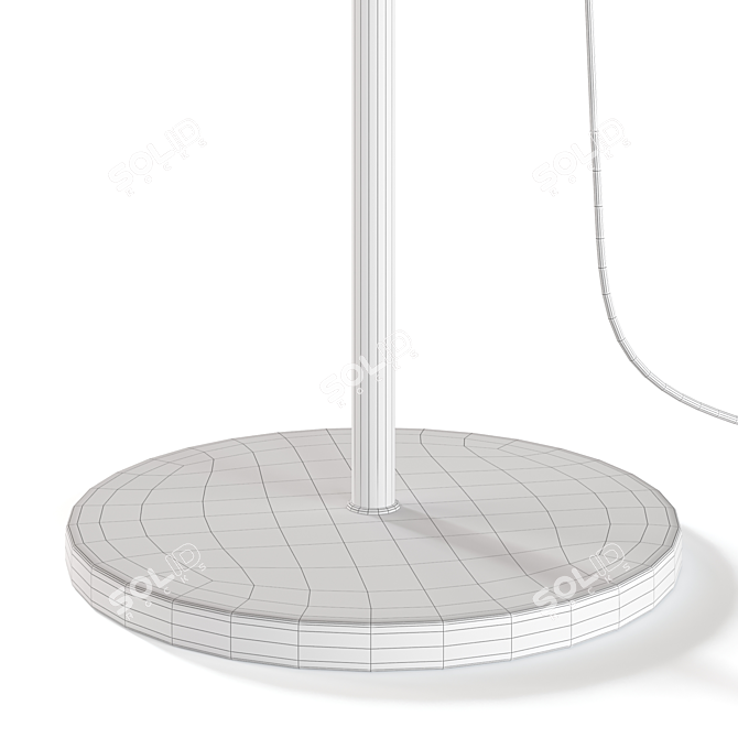 Nymane Modern Reading Floor Lamp 3D model image 5
