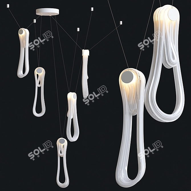 Bocci 87.5 Lights - Artistic Illumination 3D model image 1