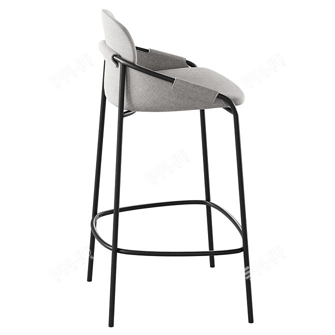 Modern Cosmo Claudio Bar Stool 3D model image 2