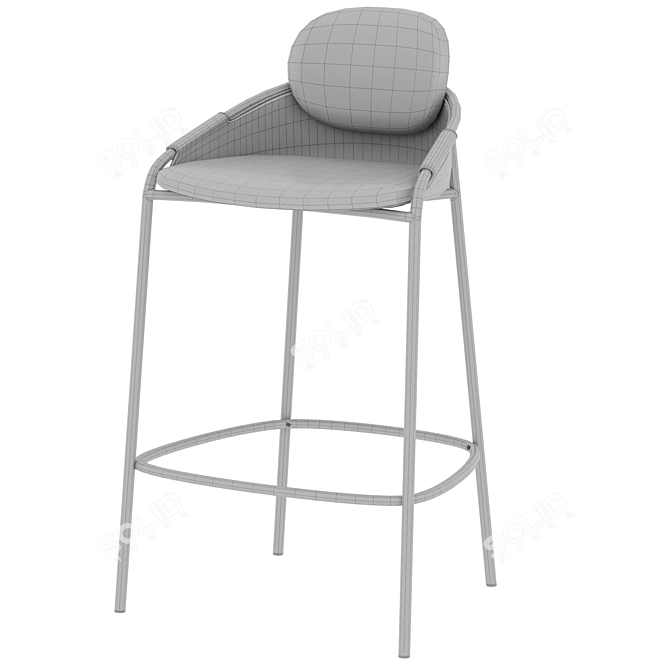 Modern Cosmo Claudio Bar Stool 3D model image 6