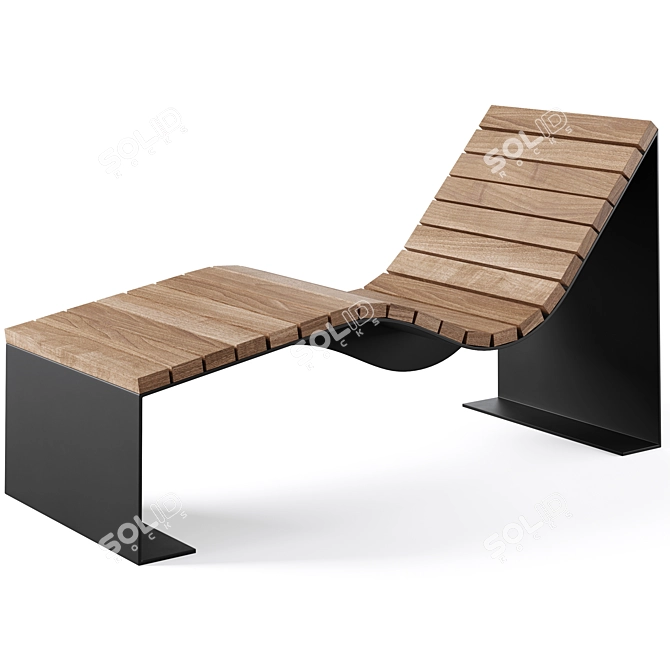 Furns Outdoor Furniture Set 3D model image 4