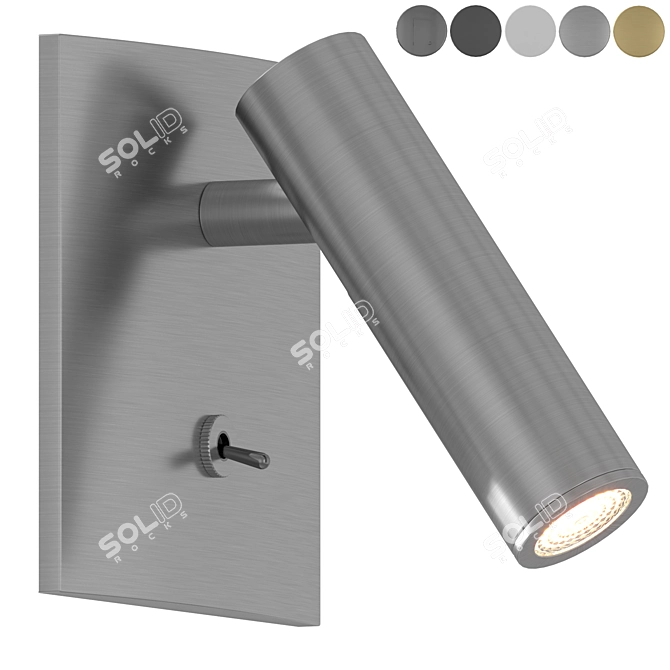 Minimalist LED Wall Sconce 3D model image 1