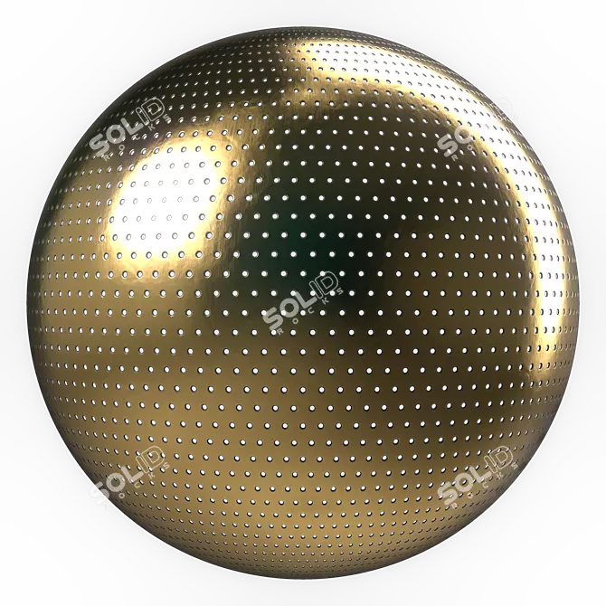 Metal Panel PBR 4K Texture 3D model image 4