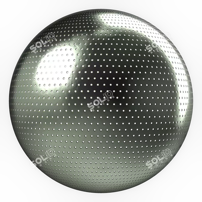 Metal Panel PBR 4K Texture 3D model image 6