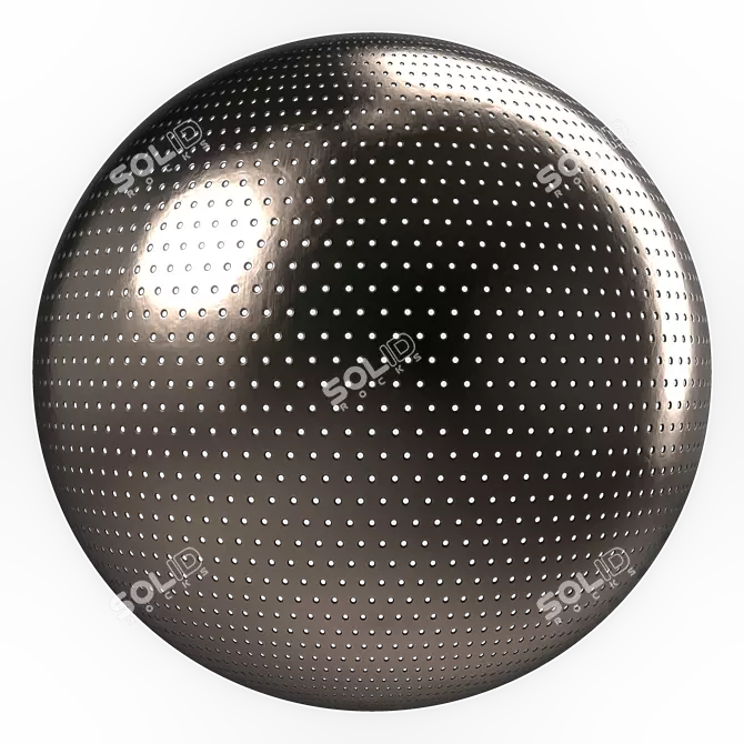 Metal Panel PBR 4K Texture 3D model image 7