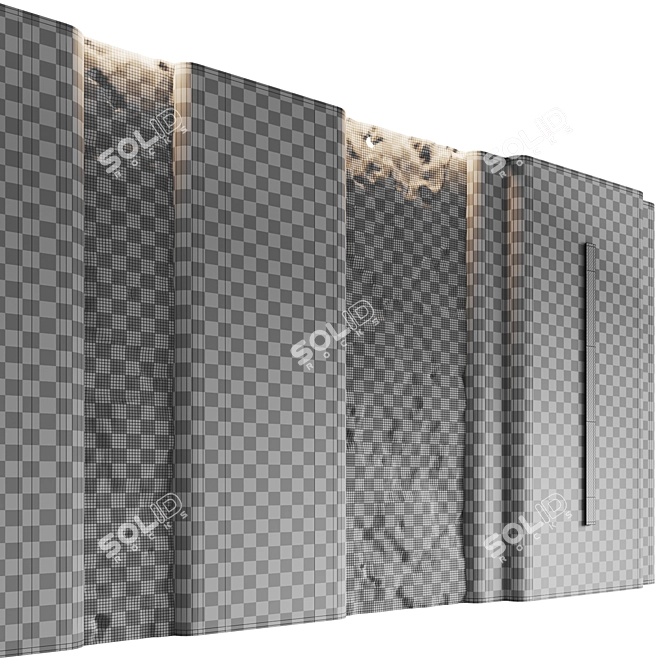 Monolithic Wall Panel Kit 3D model image 4