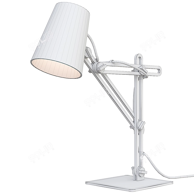 Stylish Mantra Looker Lamp 3D model image 3