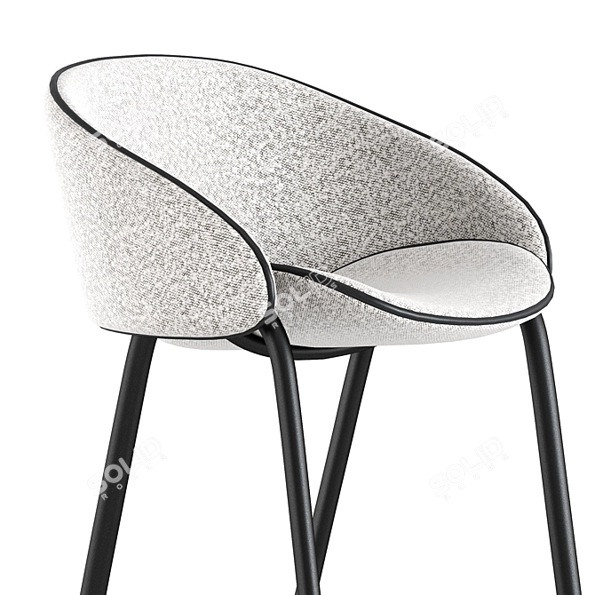  Wendelbo Folium Bar Stools 3D model image 4