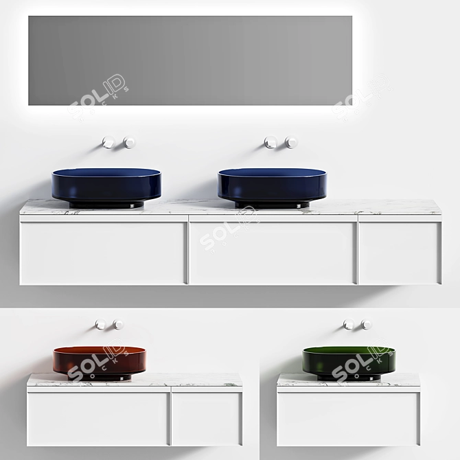 Stylish Antoniolupi BEMADE Furniture Collection 3D model image 1