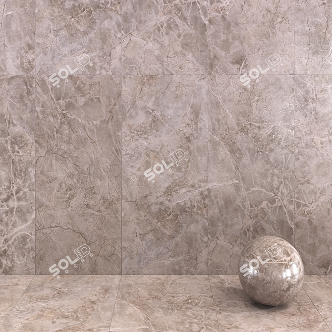 Infinite Marble Tiles Collection 3D model image 1