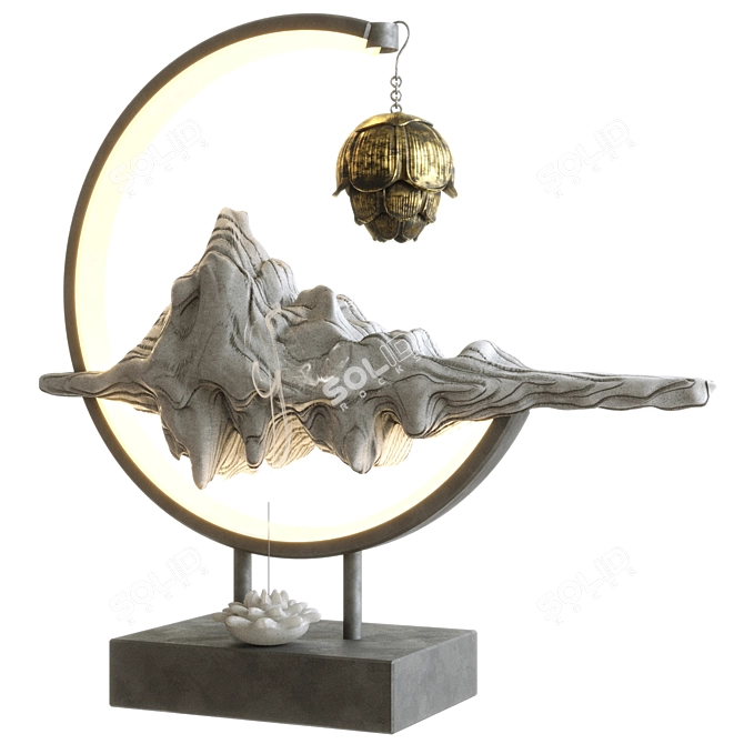 Modern Decor Statue Bundle 3D model image 2
