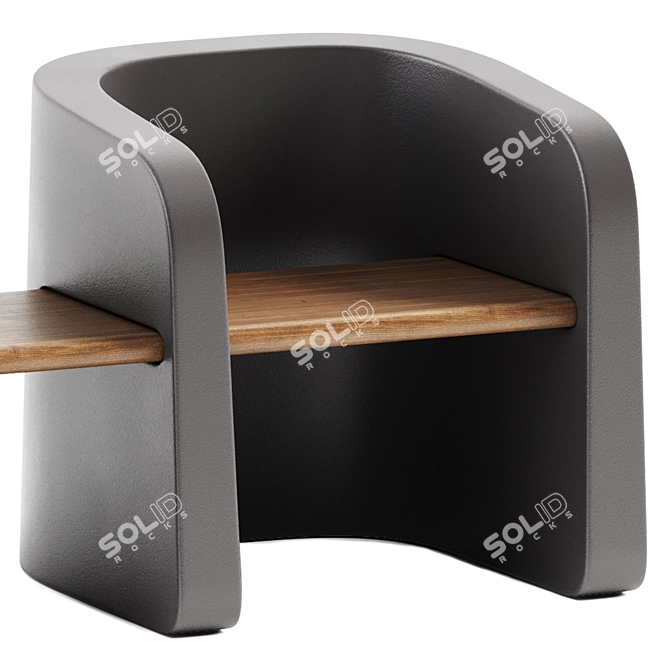 Sculpt Mesh Control Talea Bench 3D model image 2