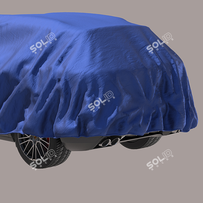 Porsche Cayenne S 2019 Car Cover 3D model image 4