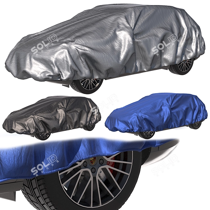 Porsche Cayenne S 2019 Car Cover 3D model image 6