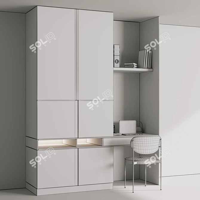 Modern Office Furniture Collection 3D model image 5