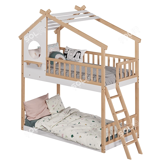 Viv Rae Cronk Bunk Bed 3D model image 2