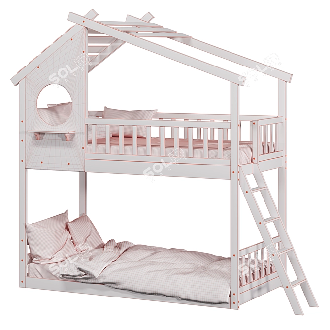 Viv Rae Cronk Bunk Bed 3D model image 4