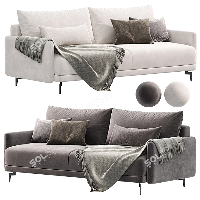 Modern Archi Sofa 2015 Design 3D model image 1