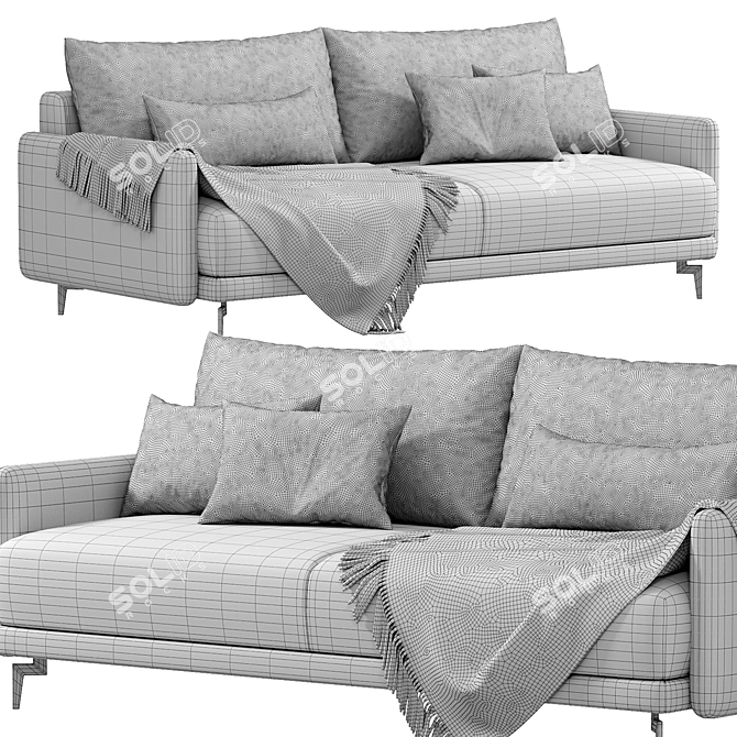 Modern Archi Sofa 2015 Design 3D model image 3