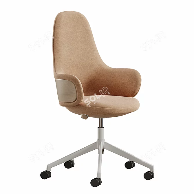 Alki Lan High Back Chair 3D model image 2