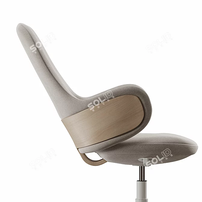 Alki Lan High Back Chair 3D model image 6