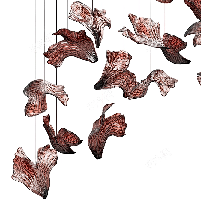 Icy Elegance Chandelier - Sans Souci 3D model image 2